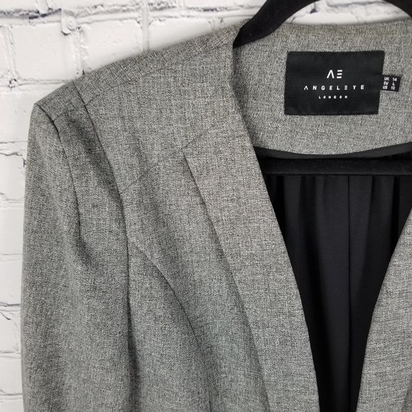 ANGEL EYE LONDON | sheer back blazer - Picture 2 of 12